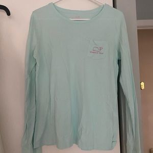 Vineyard Vines Teal Long Sleeve